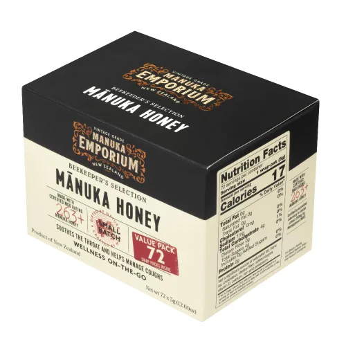 Vista 7 de Manuka Emporium, MGO 263+, Miel de Manuka pura, vitalidad diaria, tarro