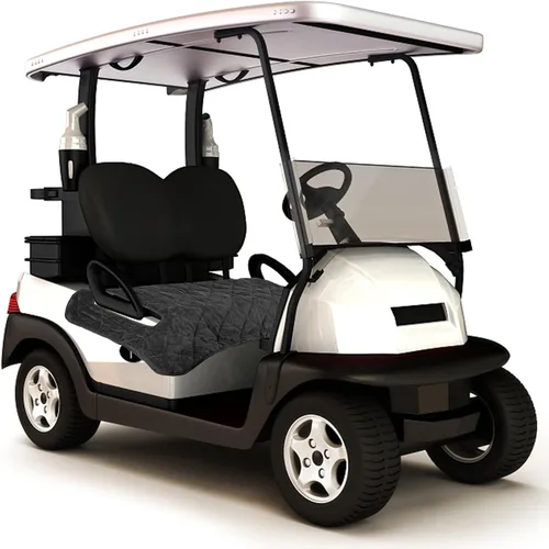 Vista 5 de Fundas de asiento para carrito de golf, funda de asiento EZGO, manta de asiento de carrito de golf resistente, fundas de cojín impermeables