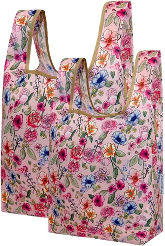 Vista 8 de Wrapables JoliBag Collection - Bolsa de compras reutilizable (juego de 2)