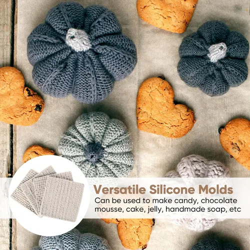 Vista 4 de Luxshiny Molde de tarta para decoración de galletas, pastel de galletas, macramé, decoración de frontera de pasteles, moldes de impresión