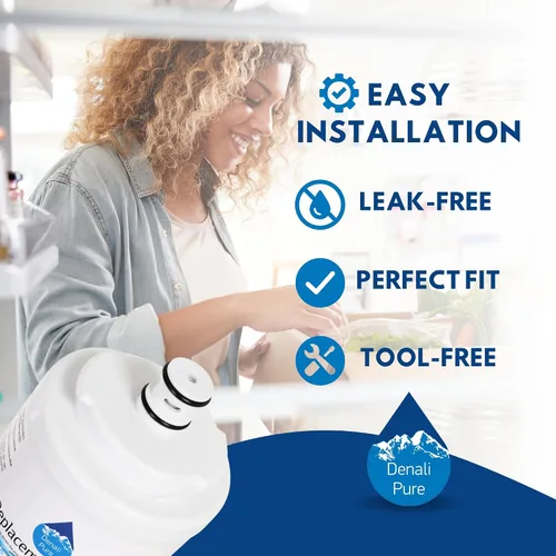 Vista 6 de Upstart Battery Paquete de 2 filtros de agua de repuesto para refrigerador UKF7003, compatible con cartucho de filtro de agua Maytag UKF7003