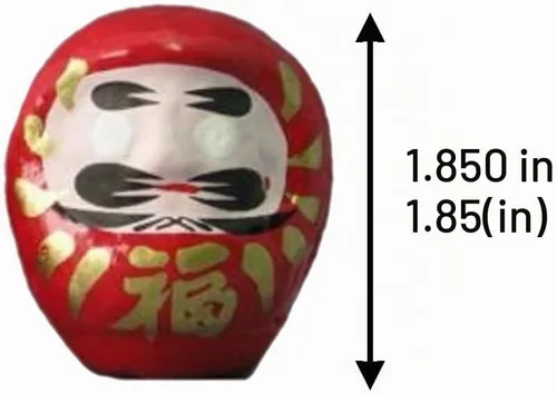 Vista 4 de Daruma Fortune Dolls (1.9 in, juego de 10, fabricadas en Japón)