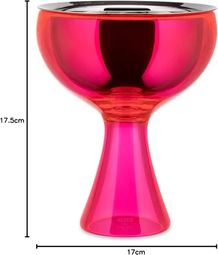 Vista 19 de Alessi AMMI01S AZ Big Love - Juego de helados de diseño, cuenco en acero inoxidable 18/10 y resina termoplástica, color azul y cuchara de acero