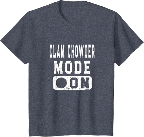 Vista 16 de Clam Chowder Mode On - Camiseta de broma de sopa de almejas, Negro