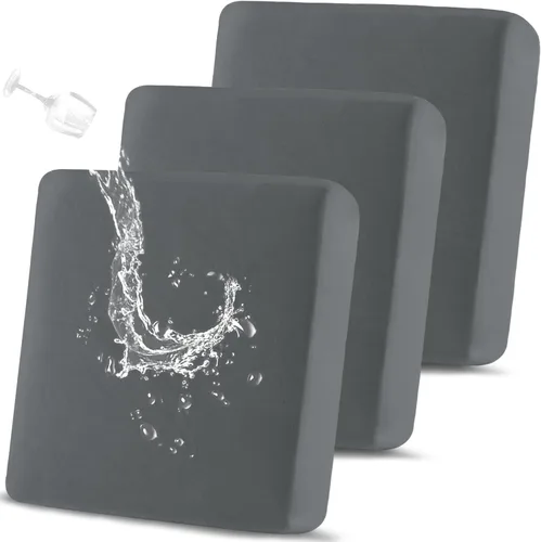 Vista 31 de Fundas de cojín impermeables para sofá, fundas de asiento de sofá, fundas de cojín individuales elásticas para sofá seccional, fundas protectoras