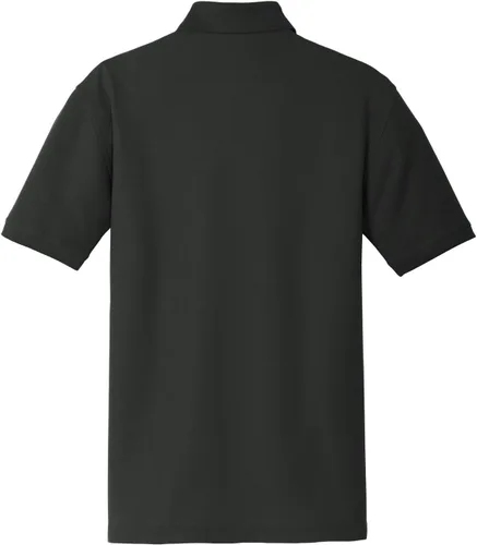 Vista 8 de Port Authority Unisex Core Classic Pique Polo Negro profundo