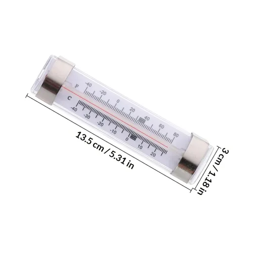 Vista 2 de 6 Pack Refrigerator Thermometer for Freezer Compartment and Fridge