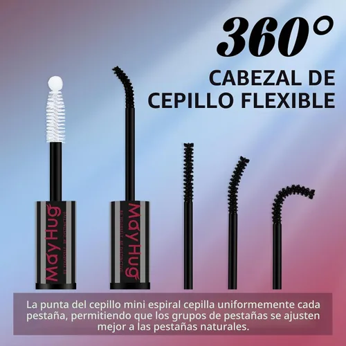 Vista 5 de Mayhug - Pegamento para pestañas impermeable, color negro, 0.3 fl oz