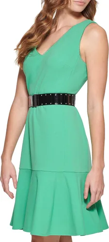 Vista 3 de Karl Lagerfeld Paris Vestido tubo de crepe para mujer