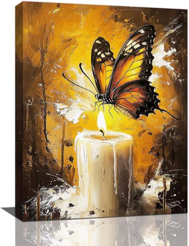 Vista 28 de Kylora Banksy - Arte de pared, imágenes de abeja, pintura de graffiti, impresiones en lienzo de amor, obras de arte enmarcadas para baño