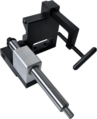 Vista 5 de Pipe Notcher Industrial Professional Pipe & Tube Notcher Punch una herramienta de prensa para ángulo de 0-50 grados, resistente: Manijas 3/4" - 3