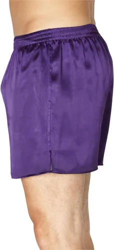 Vista 3 de INTIMO Boxers clásicos de seda para hombre Amatista