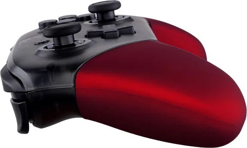 Vista 6 de eXtremeRate Red Replacement Handle Grips for Nintendo Switch Pro Controller, Soft Touch DIY Hand Grip Shell for Nintendo Switch Pro - Controller NOT