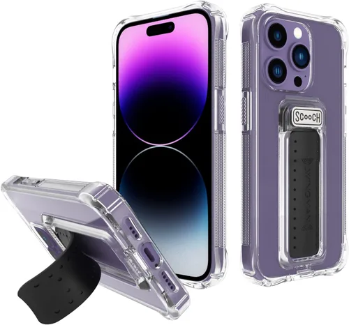 Vista 131 de Scooch Wingman - Funda con soporte de patas para iPhone 11 [Protección contra caídas de 10 pies] [Soporte de dos vías] Cubierta protectora, funciona