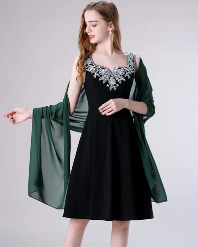 Vista 47 de Chales/mantones de gasa suave para vestidos, accesorios de mujer