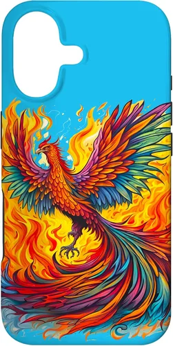 Vista 32 de Fantasy Cute Rising Phoenix Flames Case for iPhone 15