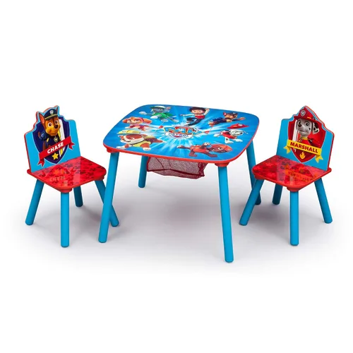 Vista 2 de Delta Children Juego de mesa y silla para niños con almacenamiento, ideal para artes y manualidades, merienda, educación en casa, tareas y más, Nick