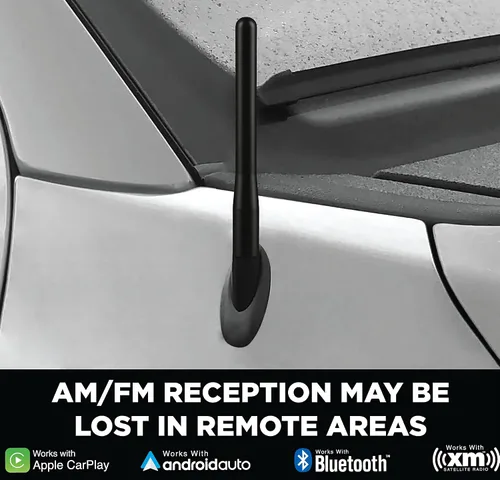 Vista 4 de EcoAuto Antena corta Ford compatible con F150 F250 F350 Super Duty, Bronco, Ford Raptor Accesorios y Dodge RAM - Diseño antirrobo - Antena segura