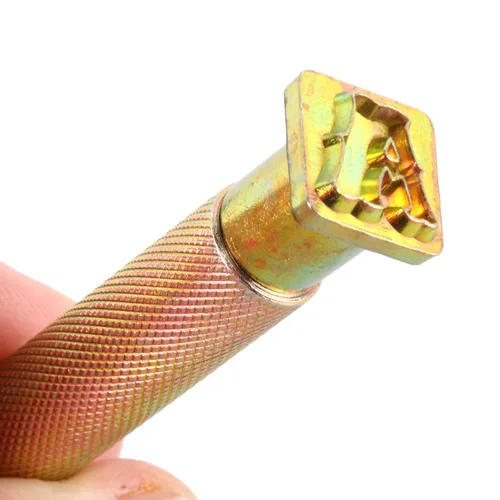 Vista 8 de Juego de 27 piezas de herramientas artesanales estándar para sellos del alfabeto, 1/2" (13 mm) A-Z de cuero para estampación artesanal (1/2 pulgada)