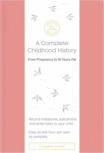 Vista 16 de Promptly Journals, Una historia completa de la infancia: desde el embarazo hasta los 18 años (Aloe Green, Leatherette) Libro para bebés y diario