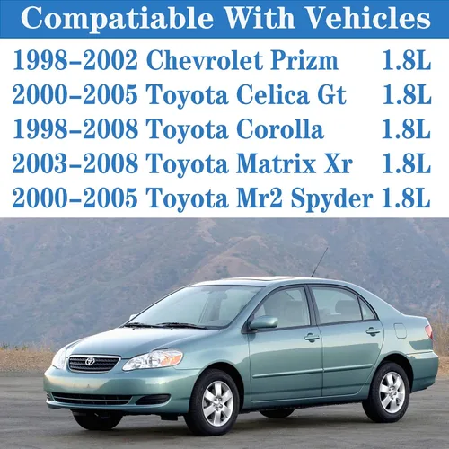 Vista 2 de VS50542R Compatible con Toyota Corolla 1.8 Junta de cubierta de válvula Matrix Celica Mr2 Spyder Chevrolet Chevy Prizm Pontiac 2000 2001 2002 2003
