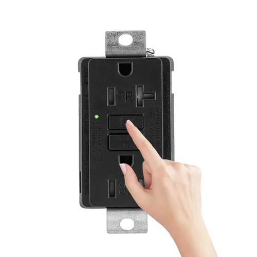 Vista 7 de Generador de 20 amperios GFCI Outlet 125V, estándar UL 2018, interruptor de circuito de falla de tierra de grado industrial de autocomprobación