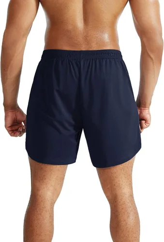 Vista 7 de NELEUS Men's 2 in 1 Running Shorts with Liner,Dry Fit Workout Shorts with Pockets