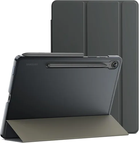 Vista 8 de JETech Funda para Samsung Galaxy Tab S10 Lite / S10 FE / S9 FE de 10.9 pulgadas, funda protectora delgada y translúcida con soporte trasero de tres