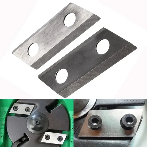 Vista 2 de 2 unids/set metal jardín trituradora cuchillas cortadores Set para Eco ES1600 para McCulloch MCS2001