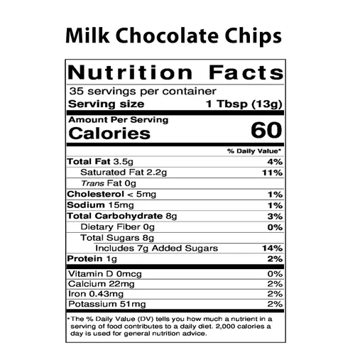 Vista 2 de Vermont Nut Free Chocolates Chips para hornear (chocolate con leche) 16 onzas, 2 bolsas, sin nueces, sin huevo, Kosher