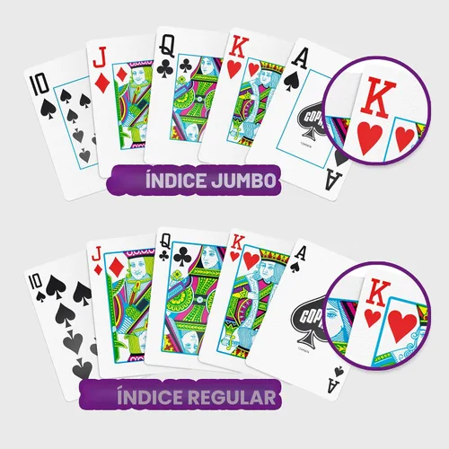 Vista 7 de Copag 1546 Design - Juego de cartas 100% de plástico, tamaño de póquer (estándar) negro/dorado (índice jumbo, 1 juego)