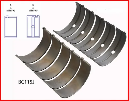 Vista 4 de Kit Re-Ring Re-Main del Motor Compatible con: Dodge Jeep Chrysler 5.7L V8 HEMI 2003-2008 (coche y camión)