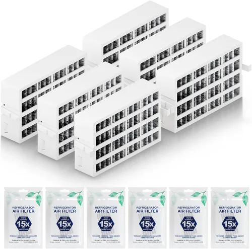 Vista 12 de W10311524 AIR1 Cartucho de filtro de aire de repuesto para refrigerador Whirlpool Kenmore compatible con filtro de aire de refrigerador Fresh Flow