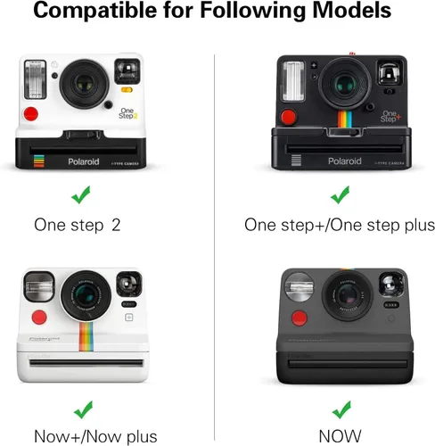 Vista 7 de MUZIRI KINOKOO Polaroid - Funda para cámara Polaroid Originals Now/Now + Plus/One Step 2/One Step + Plus, cámara instantánea, funda protectora