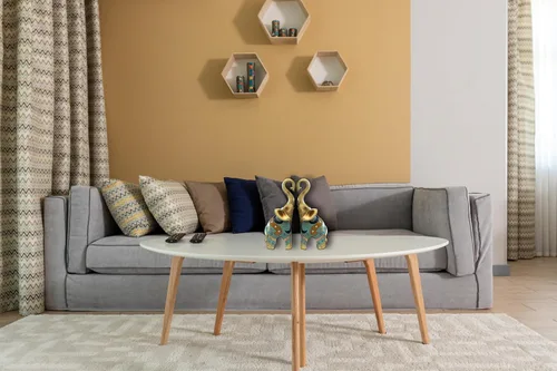 Vista 2 de Decoración de elefante de buena suerte para el hogar, pequeñas figuras y estatuas de elefante (2 piezas medianas)