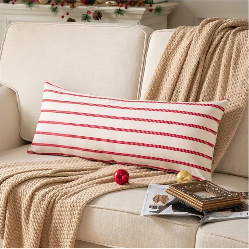 Vista 22 de Funda de Almohada Lumbar Bohemia Decorativa 14X36 Pulgadas Larga Suave Estilo Granja Decorativa Fundas de Almohada para Sofá Fundas de Almohada