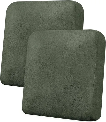 Vista 34 de Funda de cojín para sofá con aspecto de cuero, 1 unidad, elástica, para sala de estar, funda de cojín individual para sofá, protector de asiento