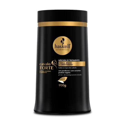 Vista 4 de Haskell Kit Cavalo Forte Champú + Acondicionador + Máscara + Sin enjuague + Suero