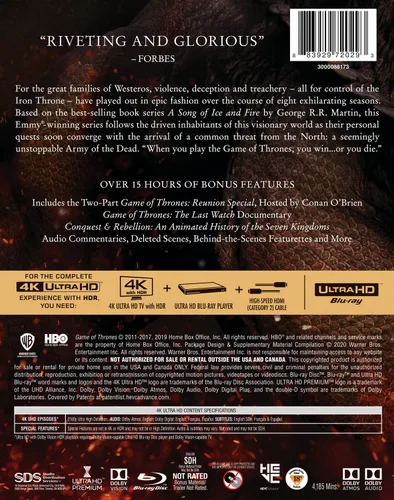 Vista 3 de Game of Thrones The Complete Collection (4K Ultra HD)