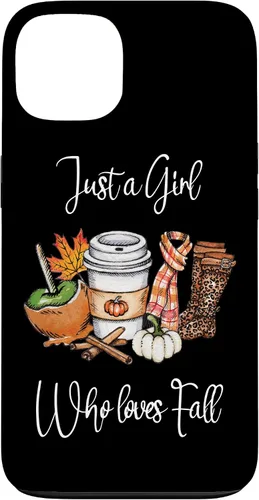 Vista 7 de iPhone 12 Pro Max Just A Girl Who Loves Fall Pumpkin Spice Boot Estuche de regalo de girasol