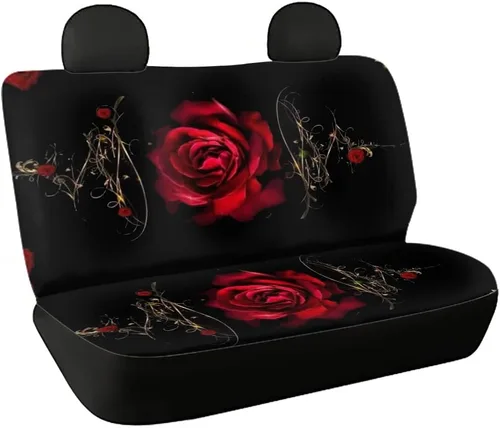Vista 34 de AFPANQZ Funda protectora para asiento trasero de automóvil, con bandera patriótica estadounidense, solo para asiento trasero de automóvil, camión