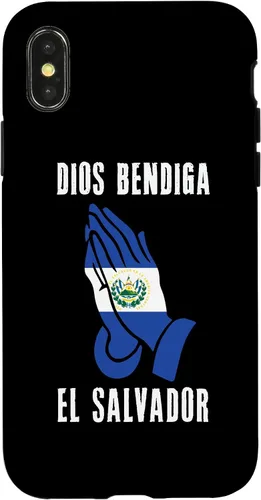 Vista 5 de iPhone 11 El Salvador Dios Bendiga Pupusas Salvadoreno Bukele Idea Dios Caso