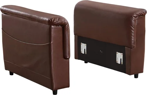 Vista 63 de RARZOE Módulo de Reposabrazos para Sofá Seccional Modular, Reposabrazos de Pana Módulo de Sofá Modular Parte Lateral para Sala de Estar Sofá