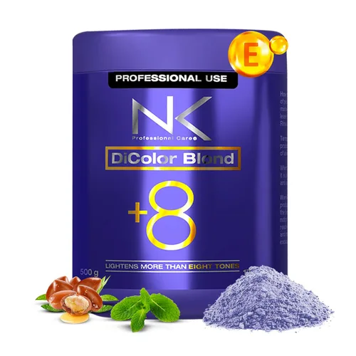 Vista 8 de NK Professional Care DiColor Rubio Polvo blanqueador aclarador para el cabello blanqueador para el cabello Aclara +8 tonos sin dañar