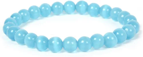 Vista 53 de Justinstones Gem - Pulsera elástica de cuentas redondas de piedras semipreciosas de 8 mm, unisex, de 17.78 cm Turmalina negra de grado A