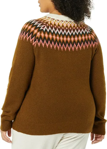 Vista 4 de Tienda Essentials - Suéter de cuello redondo suave para mujer