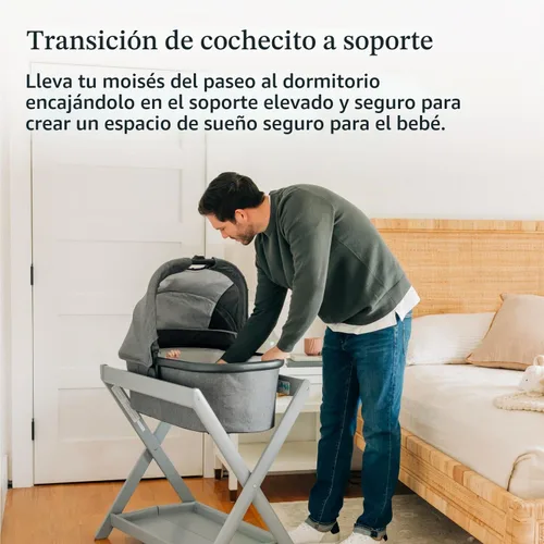 Vista 2 de UPPAbaby Soporte para moisés, gris
