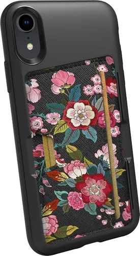 Vista 108 de Smartish Funda tipo cartera para iPhone 11 Pro - Wallet Slayer Vol. 2 [soporte protector delgado] tarjetero (seda) - Black Tie Affair