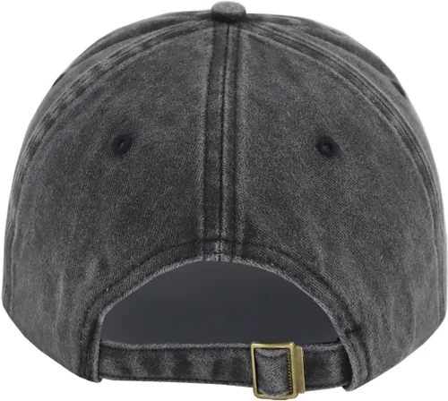 Vista 6 de Gorra de capitán para hombres y mujeres, bordada, ajustable, de algodón lavado, para exteriores, barco, béisbol