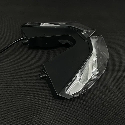 Vista 6 de Luces de freno traseras LED intermitentes integradas compatibles con DUCATI HYPERMOTARD 821 939 950 SP 2012-2021 (transparente)